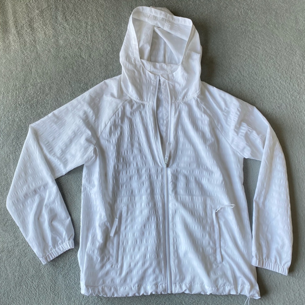 Tommy Bahama Amelia Islandzone Windbreaker white sz Small - Picture 9 of 16